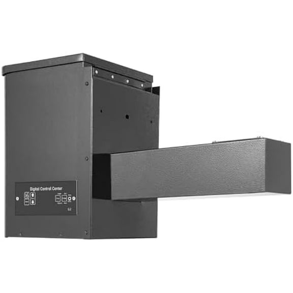 Electric Wood Pellet Smoker Grill Part, Vertical Pellet Hopper Assembly Kit, Intelligent Digital Temperature Controller Electric Wood Pellet Smoker Grill Part for Grills, Smoke, Bake, Roast