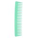 thumbnail image 2 of Peine de dientes anchos, pelo grande redondeado, sin mango, peine para desenredar, para cabello rizado, cabello seco y mojado, verde, 2 of 14