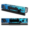 Skin Decal Wrap Compatible With Microsoft Xbox One Kinect Sticker Design Blue Skulls