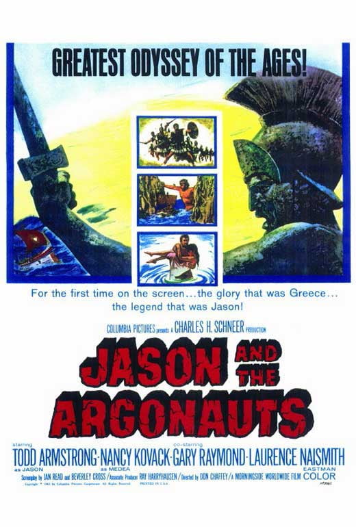 Jason And The Argonauts - Movie POSTER (Style A) (27" X 40") (1963 ...