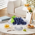 thumbnail image 4 of Plastic Serving Trays,Transparent Petal Shaped Plastic Serving Platter with Base,Clear Flower Shape Fruit Pedestal Dish,Reusable Clear Pedestal Candy Dessert Tray,Decorative Fruit Pedestal Plate, 4 of 4