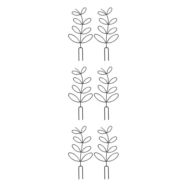 serony 2pcs/set Garden With Stackable Plant Climbing Trellis Durable And Lightweight black Sharp tail style,2 sets 3Set