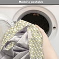 thumbnail image 2 of Yellow and White Dog Crate Cover, Futuristic of Hexagon Shapes on a Plain Background, Easy to Use Pet Kennel Cover Small Dogs Puppies Kittens, 7 Sizes, Earth Yellow Dimgray, by Ambesonne, 2 of 6