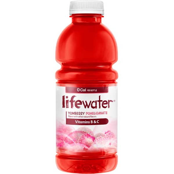 SoBe Lifewater Yumberry Pomegranate 20 oz Plastic Bottles Pack of 12
