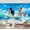 Color 1, variant on Wall Mural Peel and Stick Colorful Happy Dogs Vibrant Splatter Art Self-Adhesive Wallpaper Removable Wall Decal Wall Sticker Home Decor for Living Room Bedroom 69"x96"
