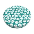 thumbnail image 1 of Balery Green Baseball Fundas de asiento para taburete de bar redondo de tela de terciopelo ajustables que protegen de arañazos y manchas para sillas de 14 a 17 pulgadas.-12 inch, 1 of 7