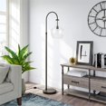 thumbnail image 2 of Henn&Hart 12" Blackened Bronze Metal/Glass Floor Lamp, 2 of 10