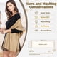 thumbnail image 5 of Chal AURUZA Pashmina para Mujer Beige, 5 of 7