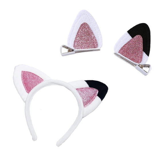 Furry Ear Headband Plush Headband Masquerade Costume Headdress Female Face Washing Hair Hoop Cute Accessories