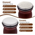 thumbnail image 3 of Rolling Knife Sharpener Kit with Ceramic Discs and Diamond, 15° and 20° Magnetic Angle，Knife Sharpening Tool,Kitchen Tumbler Knife Sharpener Kit for Christmas Gift, 3 of 7