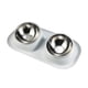 thumbnail image 2 of Comedero elevado todo en uno para gatos y perros | Diseño ergonómico con patas altas que reduce la tensión en el cuello | Plástico transparente antideslizante | Fácil de limpiar | Plato para comida, 2 of 6