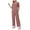 Pink, variant on Weardear Womens Pajama Sets Casual Long Sleeve Lounge Sets Comfy Soft Cozy Pullover Tops