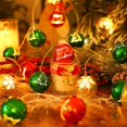 thumbnail image 2 of Guirnalda de luces navideñas para decoración de jardín, luces Led de Papá Noel, oso, estrella, árbol de Navidad, 2 of 4