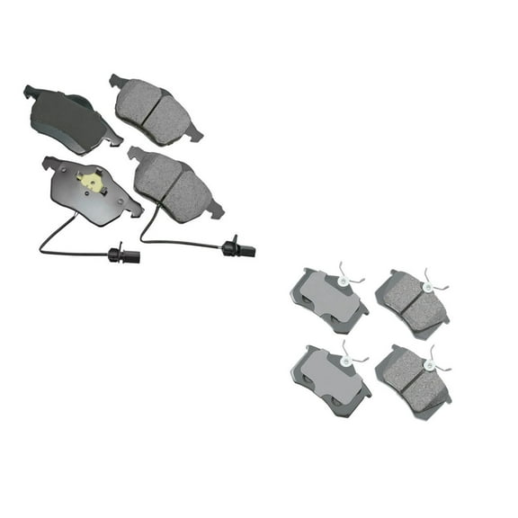 Fits 2002-2005 Volkswagen Passat 1.8T Front Wheel Drive Front & Rear Brake Pads