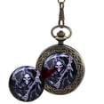 thumbnail image 2 of MasteelfCA Vintage Pocket Watch Ghost Pocket Watch Chain Retro Pocket Watch Gift (Bronze), 2 of 8