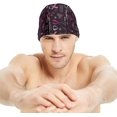 thumbnail image 2 of Breast Cancer Awareness Sketch FYBTO Swimming Hat for Mans Womens Elasticity Bathing Cap, 2 of 5
