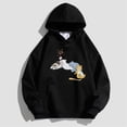 thumbnail image 5 of 100% Cotton Hoodie Japan High-quality Cartoon Printed Hooded Sweatshirt Harajuku High Street Men Top Winter Warm Women's Hoodie, 5 of 5