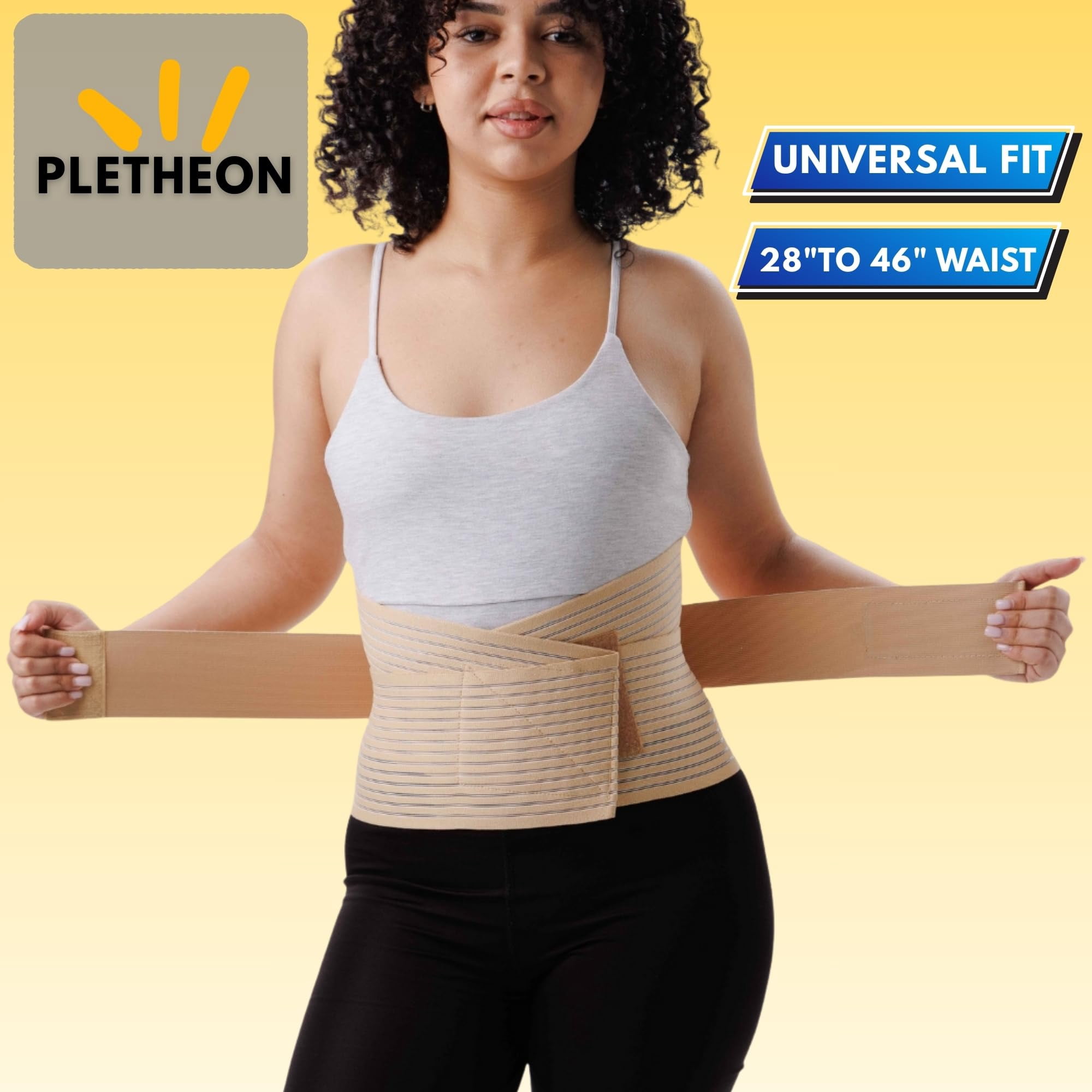 Adjustable Lumbar Support Belt for Lower Back Pain Relief Waist Brace for Men and Women | Posture Correction & Spine Support