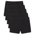 thumbnail image 2 of Short de Base pour Filles, Noir 5 Pack, Moyen US, 2 of 2