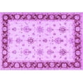 thumbnail image 1 of Ahgly Company Indoor Rectangle Persian Purple Traditional Area Rugs, 2' x 4', 1 of 4