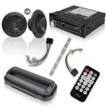 thumbnail image 3 of Pyle Marine Bluetooth Receiver Stereo System w/ 2 Pair 6.5 Inch Speakers, Black, 3 of 5