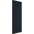 thumbnail image 2 of Ekena Millwork 21 1/2"W x 42"H True Fit PVC Four Board Joined Board-n-Batten Shutters, Starless Night Blue (Per Pair - Hardware Not Included), 2 of 9