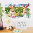 thumbnail image 3 of Easter Happy Wall Decoration 3D Effect Rabbit Wall Decoration Easter Egg Wall Stickers Large Rabbit Wall Stickers Cartoon Rabbit Wall Stickers Suitable For Children's Rooms Wall Decal Wall Stickers, 3 of 7