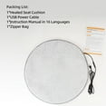 thumbnail image 5 of Heated Seat Cushion, Portable Warmer - Fast Heating Technology Universal Comfort Pad for Seat Home Use, 5 of 6
