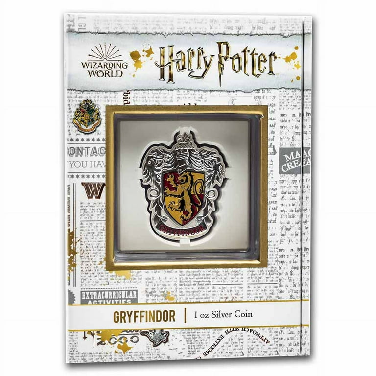 Wizarding World of Harry Potter Leather Bookmark Gryffindor Crest –  Hedgehogs Corner
