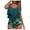 Green, variant on QUNYINEY Swim Dress Womens Swimsuit Hawaiian Spaghetti Straps Bathing Suit Ruffle Two Piece Swimsuit Sets