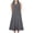 Dark Gray, variant on Yindaity Halter Dresses for Women Women's Open Back Spaghetti Strap Beach Maxi Dress Loose Flowy Vacation Sundress(AG,5XL)
