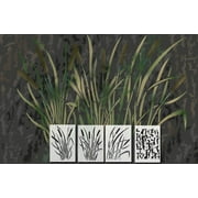 Spray Paint Camouflage Stencils Camo Jon Duck Boat Hunting CATTAIL 4 PACK SET