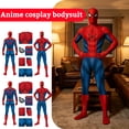 thumbnail image 2 of Halloween Costume Spidey Cosplay - 2 Style Available Lycra Spandex 3D Style Jumpsuit with Detachable Lens and Breathable Mesh Eyes, 2 of 6
