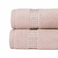 thumbnail image 4 of Sparkles Home  Stripe Rhinestone Hand Towel (Set of 2) - Pink, 4 of 5