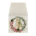 thumbnail image 2 of Cqxid Decorative Table Banner Under $5 Easter Table Flag Digital Printing Linen Table Mat Rabbit Eggs Party Adornment Tablecloth, 2 of 4