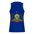 thumbnail image 4 of Njoeus Mens Tank Top Novelty American State Flag Print Graphic Tees Breathable Gym Workout Tank Tops Summer Sleeveless Beach Shirts for Men Big & Tall S-4XL (Pennsylvania), 4 of 4