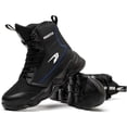 thumbnail image 4 of SKIUHS Men's Safety Steel Toe Work Boots Breathable Ankle Industrial Construction Boots FORTRESS, 4 of 8