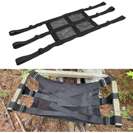 Universal Tree Stand Seat Replacement Metal Buckle16 X12 Adjustable Tree Stand Seat Deer Stand Accessories Hunting for Climbing Treestands Ladder Stands Lock On Tree Stands Black$$Other