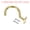 Gold Tone, variant on Uxcell Bridge Stick and Ball Rack Hooks Snooker Table Pool Cue Racks Hook, Silver Tone
