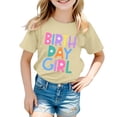 thumbnail image 2 of ibiyuan Big Sister Shirts for Girls 4t Promoted To Girls Outfit Cotton T-Shirt Baby Announcement Funny Short Sleeve Toddler Girl Shirts 4t Sibling Outfits Basic Tees Girls Tops, 2 of 5