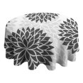 thumbnail image 4 of Round Waterproof Tablecloth 60×60 Inch, Boho Style Reusable Indoor/Outdoor Durable Table Cover for Party Kitchen Dinner Room Decor, 4 of 6