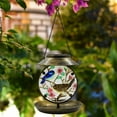 thumbnail image 4 of LACKUST Bird Feeders Outdoor Clearance,Solar Bird Feeder as Home Decoration with Outdoor Garden Lamp and Iron Crafts,As Shown, 4 of 8