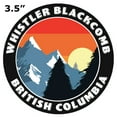 thumbnail image 2 of Whistler Blackcomb, British Columbia Decorative Car Truck Decal Window Sticker Vinyl Die-Cut Wildlife Travel Adventure Vacation Tourist Souvenir, 2 of 2