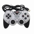 thumbnail image 2 of USB Wired Game Controller Gamepad Joypad Double Vibration for PC & LaptopWhite, 2 of 3