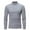 A02-Grey, variant on Lycaql Men's Fashion Turtleneck T-Shirts Long Sleeve Thermal Shirts for Men Pullover Sweater Basic Designed Undershirt Slim Fit Top Black,XL