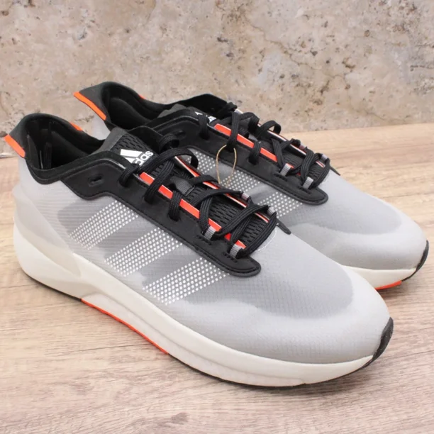 Ad-id-as Avryn Grey Solar Red Shoes Sneakers Mens 13 Running Boost Style AHP5969