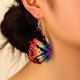 thumbnail image 5 of Granjero Gordo Pendientes colgantes de estilo retro nuevo y único con diseño para mujer, joyería étnica bohemia vintage, 5 of 5