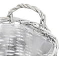 thumbnail image 5 of Set of 2 Wall Hanging Wicker Basket, Farmhouse Garden Hanging Planter Decorative Front Door Hanger Woven Rattan Flower Basket for Wall, Door, Living Room, Patio, 2 Sizes, 5 of 8