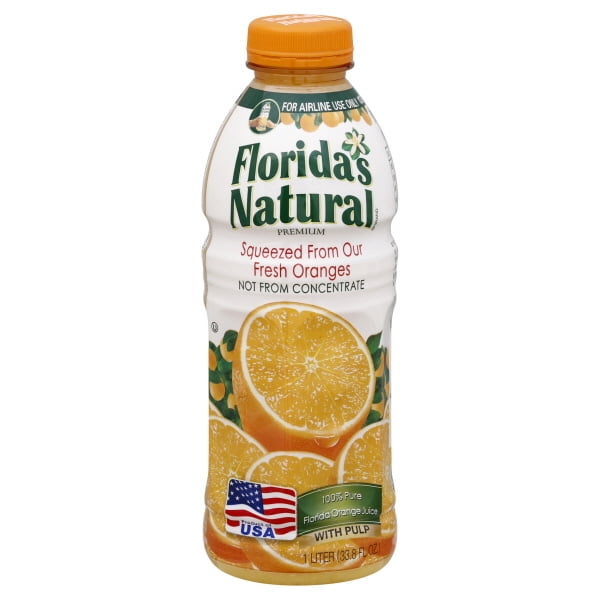 Florida's Natural 100 Pure Florida Orange Juice, 33.8 Fl. Oz