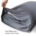 thumbnail image 5 of Bambusa Sheets|Stress Relief for All Ages | Cooling Bamboo Viscose Bedding | Ideal for Hot Sleepers & Allergies (Full-Gray), 5 of 8